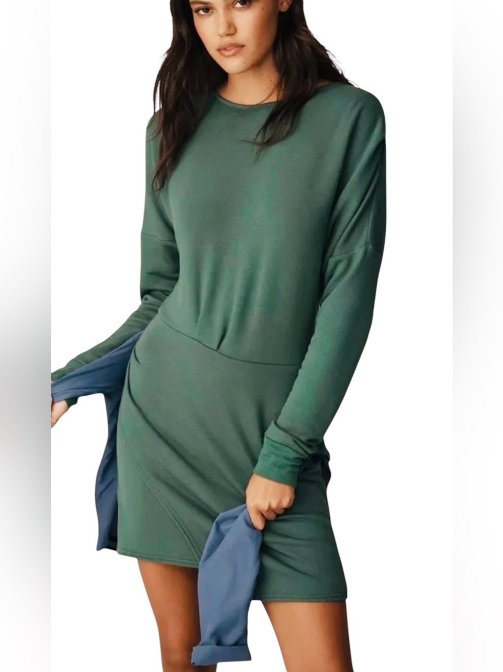 Daily Practice by Anthropologie Long Sleeve Asymmetrical Dress.